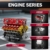 Reobrix V12 Motor Baustein Set für Erwachsene 33017 Sportwagen Motor Modellbausatz, Technic Elektromotor Modellbausatz mit Konstruktionsspielzeug, Geschenk für Erwachsene und Jugendliche - 7