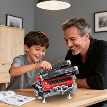 Reobrix V12 Motorenbausatz – Technik 33016 Geschenk für Jungen