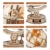 Robotime 3D Puzzle Holz fur Erwachsene Leuchtende Weltkugel Holzpuzzle Modellbausatz mit LED Licht Drehbar Holzbausatz Michanisches Bastel Kits Beste Festival Geschenke - 3