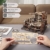 Robotime 3D Puzzle Holz Murmelbahn Trackball Modell Bausatz für Erwachsene Mechanische kugelbahn Holzpuzzle Mit Acrylständer Holzbausatz - 6