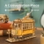 ROBOTIME Straßenbahn 3D Holzpuzzle Hölzerne Modellbau Bausatz Knobelspiele Holzmodellbausätze fur Erwachsene Laser Cut Puzzle Bastelsets - 5