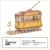 ROBOTIME Straßenbahn 3D Holzpuzzle Hölzerne Modellbau Bausatz Knobelspiele Holzmodellbausätze fur Erwachsene Laser Cut Puzzle Bastelsets - 6