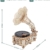 ROKR 3D Holzpuzzle für Erwachsene Teenager DIY Modellbausatz Basteln Mechanische Puzzle-Klassisches Grammophon, Automatischer und Manueller Modus LKB01D - 6