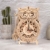 ROKR Owl Uhr Bausatz,3D Holzpuzzle für Erwachsene,Schreibtischdekoration Geschenk für Männer Frauen(LK503) - 2