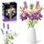 Rongmeiz Blumen Bausatz für Erwachsene, Botanisches Blumenstrauß DIY-Set mit 13 Künstliche Blumen – Kreativer Bastelset für Home Deko, Blumenstrauß Blöcke Bauspielzeug Frauen Kinder - 1