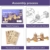 RoWood 3D Puzzle Tower Bridge Modellbau aus Holz - DIY Holzpuzzle Modellbausatz Bastelsets für Erwachsene - Handwerk Holzbausatz Geschenk zum Geburtstag/Weihnachten - 6