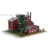 Sägewerk Power House Modul Bausteine Set, 3285 Teile Minifig Maßstab Eisenbahn Erweiterbares Zugmodell Modul für Schienen, DIY Klemmbausteine Modellbau für Erwachsene, MOC-189811 - 7