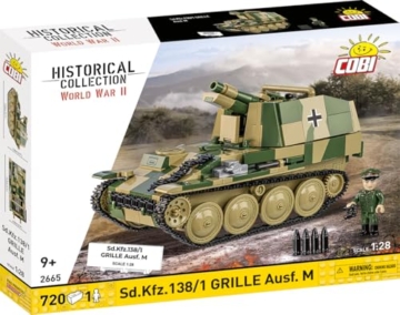 COBI Grille Sd.Kfz. 138 Sturmgeschütz Panzerkampfwagen 38(t) Modell