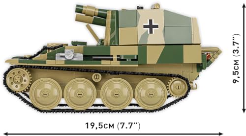 COBI Grille Sd.Kfz. 138 Sturmgeschütz Panzerkampfwagen 38(t) Maße
