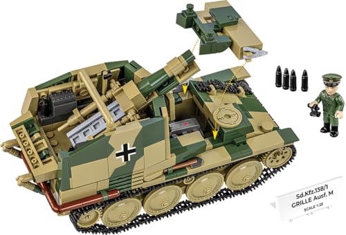 COBI Grille Sd.Kfz. 138 Sturmgeschütz Panzerkampfwagen 38(t) Moc
