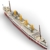 SEGNO Britannic Bausteine Schiff Bausatz, 3445 Teile Technik Schiff Modell Bauset, Kompatibel mit Lego-Entworfen und autorisiert von bru_bri_mocs