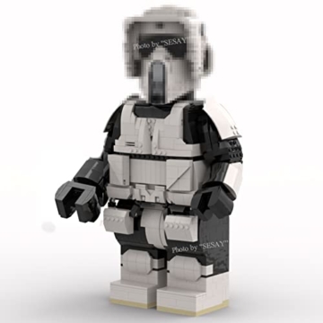Moc-89648 Scout Trooper Mega Figur passend Helm Lego 75305