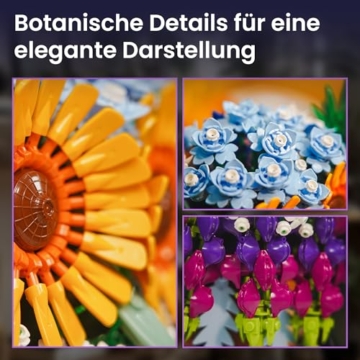Sillbird Blumen Eule Bausatz, Botanisches Tiermodell zum Bauen für Erwachsene & Kinder ab 10 Jahren, Kreatives Deko-Set für Wohnzimmer & Büro, Geschenkidee für Pflanzen- & Eulenliebhaber, 1215 Teile - 6
