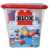 Simba Blox 104114518 - 250 Bausteine im Eimer, für Kinder ab 3 Jahren, Verschiedene Steine, 8 Fenster, 4 Türen, mit Grundplatte, vollkompatibel, farblich gemischt Eimer