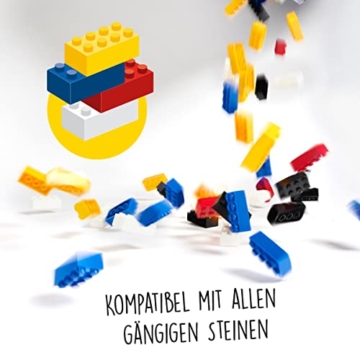 Simba 104114552 - Blox, 1000 grüne Bausteine für Kinder ab 3 Jahren, 4er Steine, im Karton, hohe Qualität, vollkompatibel mit vielen anderen Herstellern - 4