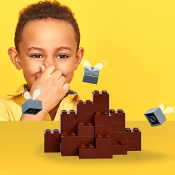 Simba 104114553 - Blox, 1000 braune Bausteine für Kinder ab 3 Jahren, 4er Steine, im Karton, hohe Qualität, vollkompatibel mit vielen anderen Herstellern - 5