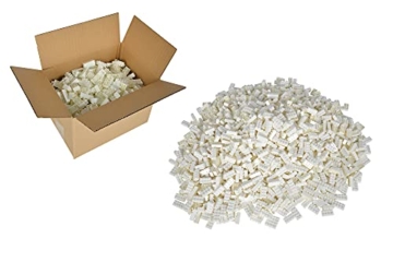 Simba 104118930 - Blox, 500 weiße Bausteine für Kinder ab 3 Jahren, 8er Steine, im Karton, vollkompatibel mit vielen anderen Herstellern