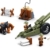 Sluban Historisches Militär-Bauset, Panzer 19,2 cm und Artilleriegeschütz 17,4 cm, mit Minifiguren und Zubehör, M38-B1295, Orange, Lila, Weiß, Gold - 2
