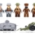 Sluban Historisches Militär-Bauset, Panzer 19,2 cm und Artilleriegeschütz 17,4 cm, mit Minifiguren und Zubehör, M38-B1295, Orange, Lila, Weiß, Gold - 3