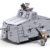 Sluban Historisches Militär-Bauset, Panzer 19,2 cm und Artilleriegeschütz 17,4 cm, mit Minifiguren und Zubehör, M38-B1295, Orange, Lila, Weiß, Gold - 5