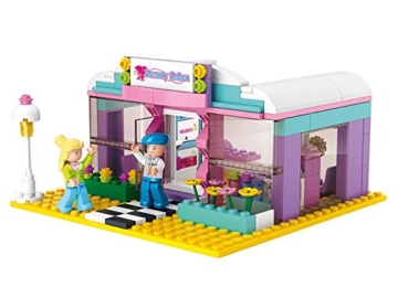 Sluban Klemmbausteine SL95296, Schönheitssalon (243 Teile) [M38-B0526], Spielset, Klemmbausteine, Girls Dream, mit Spielfigur, Mädchenträume, bunt - 1