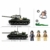 Sluban Klemmbausteine SL95560, WWII - Mittlerer All. Panzer M38-B0689 , Spielset , Klemmbausteine, Soldaten, mit Spielfigur, Army WWII Multi Color - 4