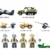 Sluban Klemmbausteine SL95682, WWII - Kampffahrzeuge Set (552 Teile) [M38-B0812], Spielset , Klemmbausteine, Soldaten, mit Spielfigur, Army WWII, bunt - 2