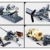 Sluban Klemmbausteine SL95682, WWII - Kampffahrzeuge Set (552 Teile) [M38-B0812], Spielset , Klemmbausteine, Soldaten, mit Spielfigur, Army WWII, bunt - 3