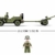 Sluban Klemmbausteine SL95713, WWII - All. Jeep mit Feldhaubitze [M38-B0853], Spielset , Klemmbausteine, Soldaten, mit Spielfigur, Army WWII, bunt - 3