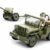 Sluban Klemmbausteine SL95713, WWII - All. Jeep mit Feldhaubitze [M38-B0853], Spielset , Klemmbausteine, Soldaten, mit Spielfigur, Army WWII, bunt - 1