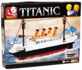 Sluban Klemmbausteine SlubanM38-B0576 SL95336, Kleiner Bausatz (194 Teile) [M38-B0576], Spielset, Klemmbausteine, Schifffahrt, mit Spielfigur, Titanic, bunt - 1