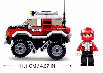 Sluban M38-B0663B Auto Club-Offroad 145 Stück, Mehrfarbig - 2