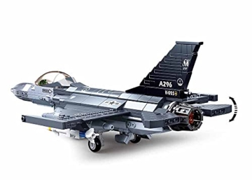 Sluban M38-B0891 Modell Bricks – F-16C Falcon Fighter 521 Stück, Mehrfarbig - 3