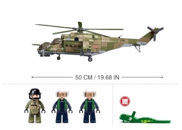Sluban MI-24S Gunship 3-in-1 1/35, Grün - 2