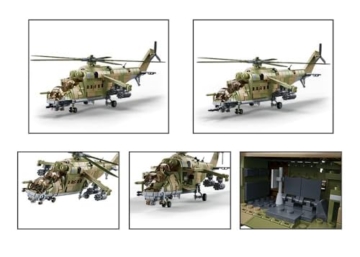 Sluban MI-24S Gunship 3-in-1 1/35, Grün - 4