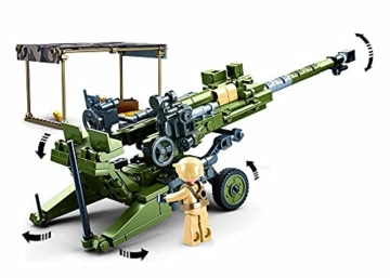 Sluban- Modell Bricks-M777 Howitzer 258 Stück, M38-B0890, Mehrfarbig - 3