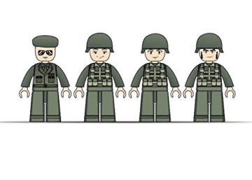 Sluban SL93851, Ambulanzkonvoi (229 Teile) [M38-B6000], Spielset , Klemmbausteine, Soldaten, mit Spielfigur, Army, bunt - 6