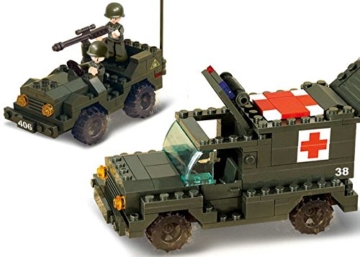 Sluban SL93851, Ambulanzkonvoi (229 Teile) [M38-B6000], Spielset , Klemmbausteine, Soldaten, mit Spielfigur, Army, bunt - 7