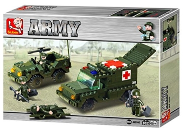 Sluban SL93851, Ambulanzkonvoi (229 Teile) [M38-B6000], Spielset , Klemmbausteine, Soldaten, mit Spielfigur, Army, bunt - 8