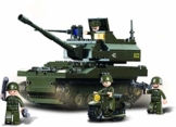 Sluban SL93889, Panzer I (258 Teile) [M38-B9800], Spielset, Klemmbausteine, Soldaten, mit Spielfigur, Army, bunt - 1