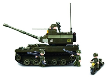 Sluban SL93889, Panzer I (258 Teile) [M38-B9800], Spielset, Klemmbausteine, Soldaten, mit Spielfigur, Army, bunt - 5