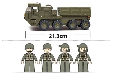 Sluban SL95128, Mobile Flak (306 Teile) [M38-B0302], Spielset , Klemmbausteine, Soldaten, mit Spielfigur, Army - 6