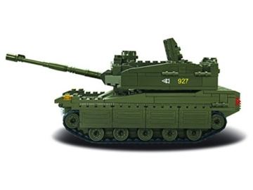 Sluban SL95130, Panzer III (355 Teile) [M38-B0305], Spielset , Klemmbausteine, Soldaten, mit Spielfigur, Army, bunt - 2