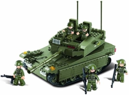 Sluban SL95130, Panzer III (355 Teile) [M38-B0305], Spielset , Klemmbausteine, Soldaten, mit Spielfigur, Army, bunt - 1