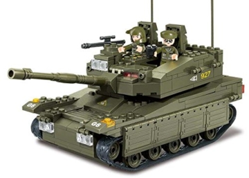 Sluban SL95130, Panzer III (355 Teile) [M38-B0305], Spielset , Klemmbausteine, Soldaten, mit Spielfigur, Army, bunt - 5