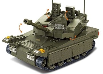 Sluban SL95130, Panzer III (355 Teile) [M38-B0305], Spielset , Klemmbausteine, Soldaten, mit Spielfigur, Army, bunt - 6