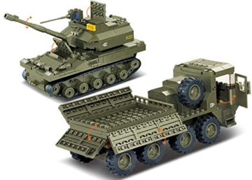 Sluban SL95137, Landstreitkräfte Set II (996 Teile) [M38-B0311], Spielset , Klemmbausteine, Soldaten, mit Spielfigur, Army - 19