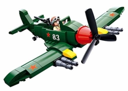 Sluban SL95555, WWII - Alliierter Jagdbomber [M38-B0683], Spielset , Klemmbausteine, Soldaten, mit Spielfigur, Army WWII - 1