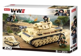 Sluban SL95565, WWII - Deutscher Panzer