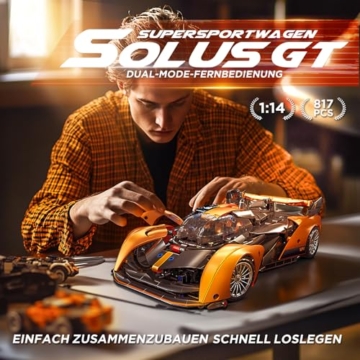 Solus GT Technik Bausatz Auto 2,4G-Fernsteuerungs Sportwagenmodell im 1:14, - 4